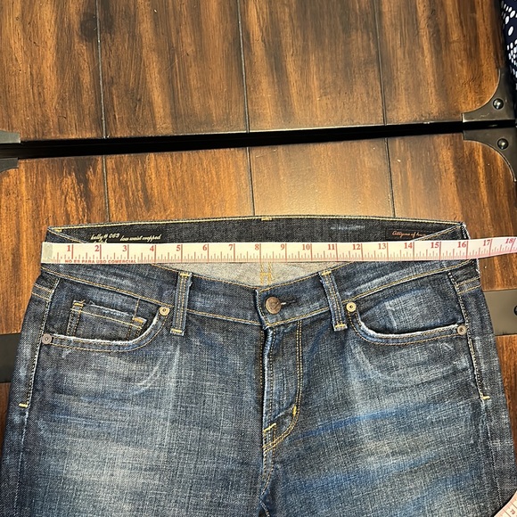 Citizen Of Humanit low waist cropped / capri jeans . Kelly #063 . Size 28 - Picture 10 of 12